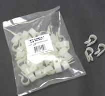 1/4in nylon cable clamp - 50pk