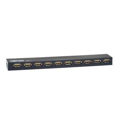 10-port usb 2.0 mobile hi-speed hub notebook laptop bus power ac