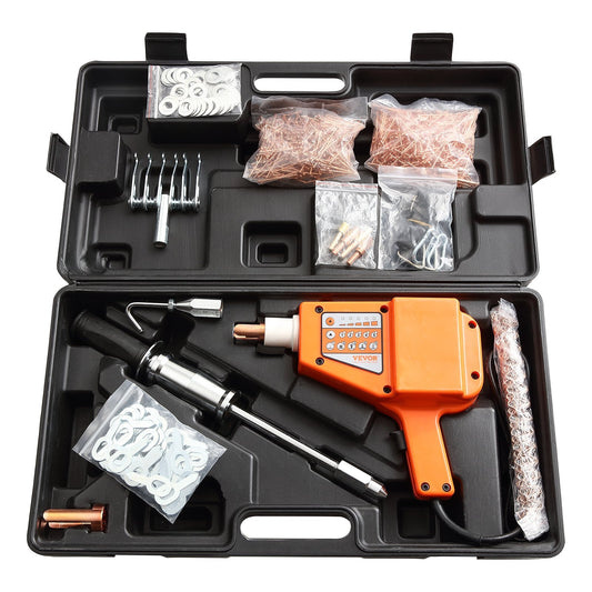 VEVOR Stud Welder Dent Repair Kit, 800W Spot Welder Stud with 5 Welding Mode, Auto Body Dent Welder Repair Machine with 13 Types of Welding Accessories for Car, Truck, Motorcycle Dent Repair