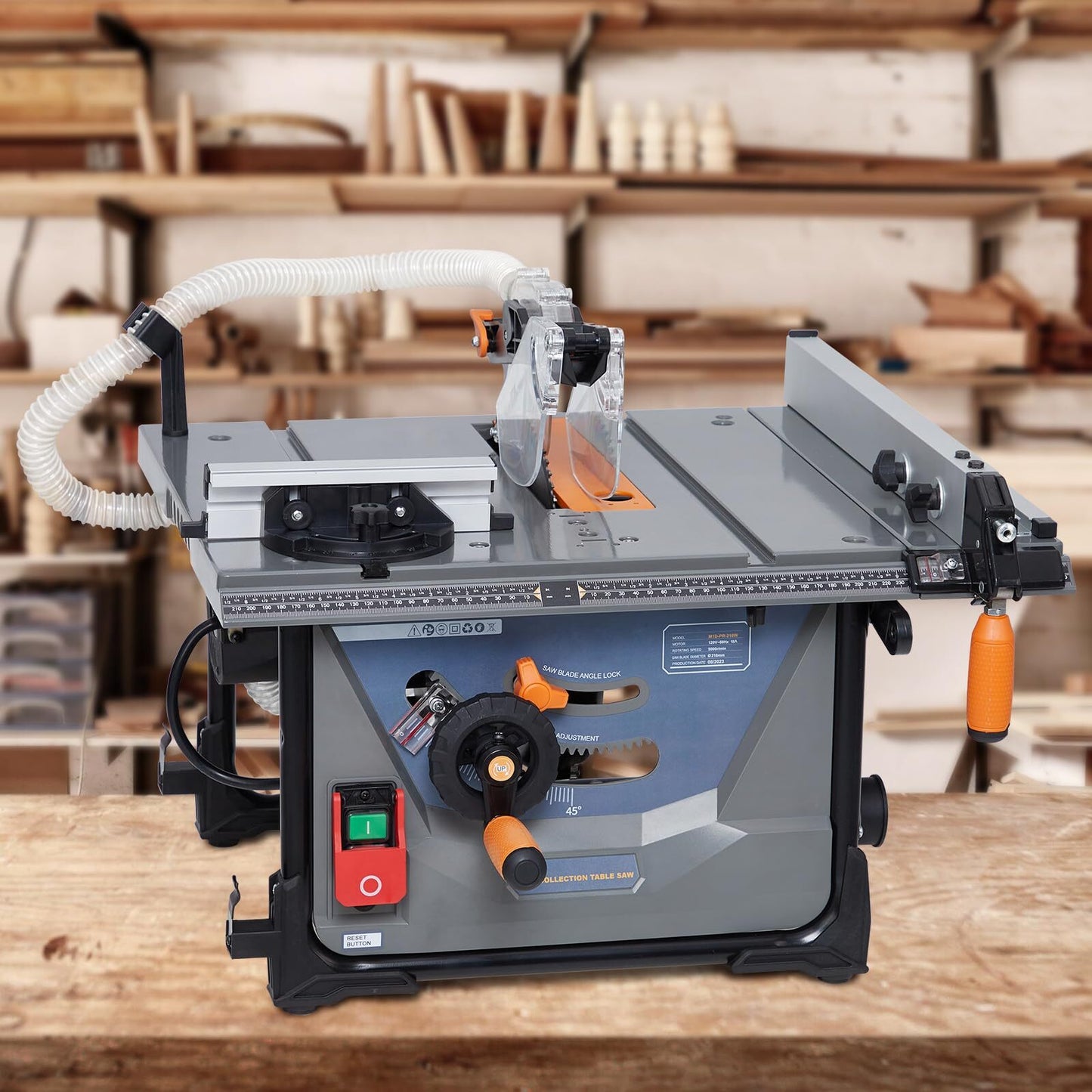 US GARVEE 8.5 Inch Table Saw Electric Cutting Machine 5000RPM 2000W Compact Tablesaw